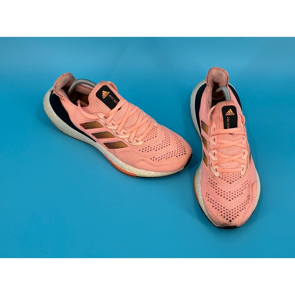 Adidas Ultraboost 22 HEAT.RDY Women’s Size 10 Flash Orange Pink GX8037 Running